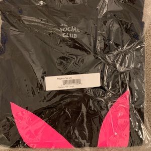 Anti social social club playboy t shirt Large